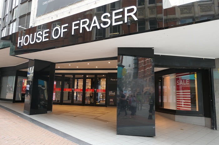 Frasers Group puts Bob's Stores under 