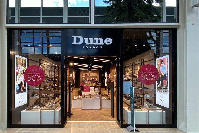 Centre:mk welcomes Dune London | Retail Bulletin