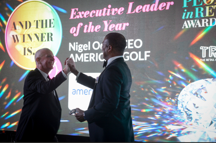 Nigel Oddy wins Executive Leader of the Year for transformative leadership at American Golf