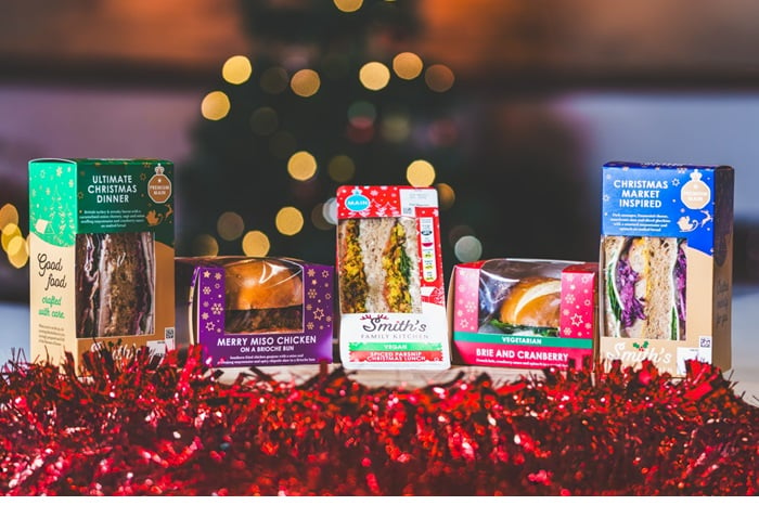 WH Smith launches first own-brand Christmas sandwich range