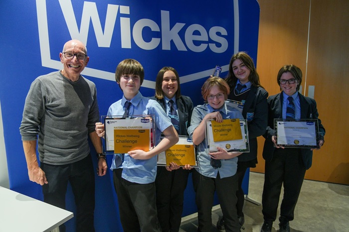 Wickes celebrates school wellbeing challenge winner