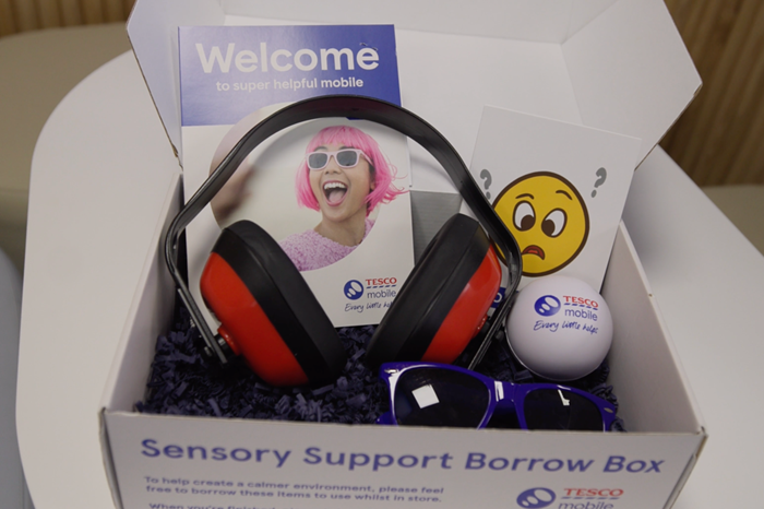 Tesco Mobile expands sensory support boxes to 500 stores to support neurodiverse shoppers