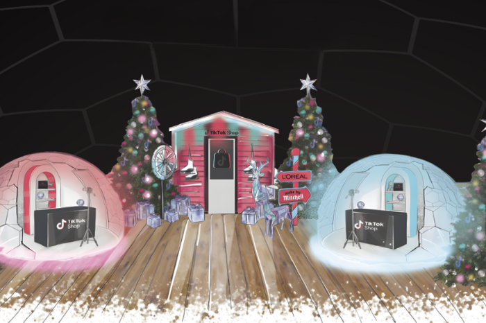 TikTok Shop’s LIVE Snow Globe Studios arrive at Winter Wonderland 2024