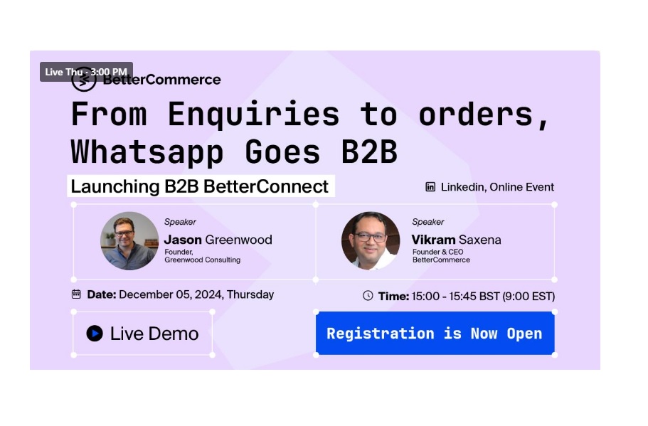 [ WEBINAR ] From enquiries to orders, WhatsApp goes B2B