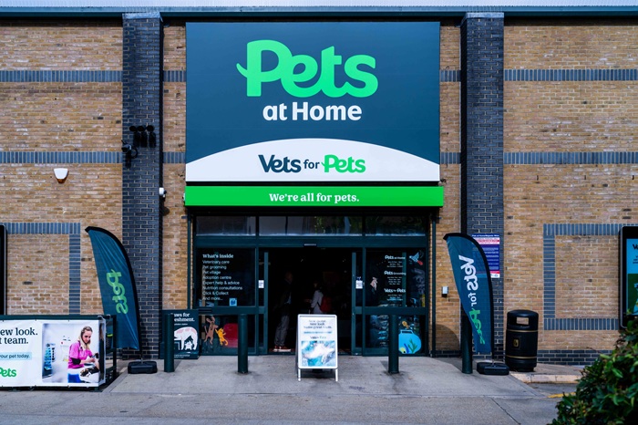 Pets at Home posts drop in retail revenue