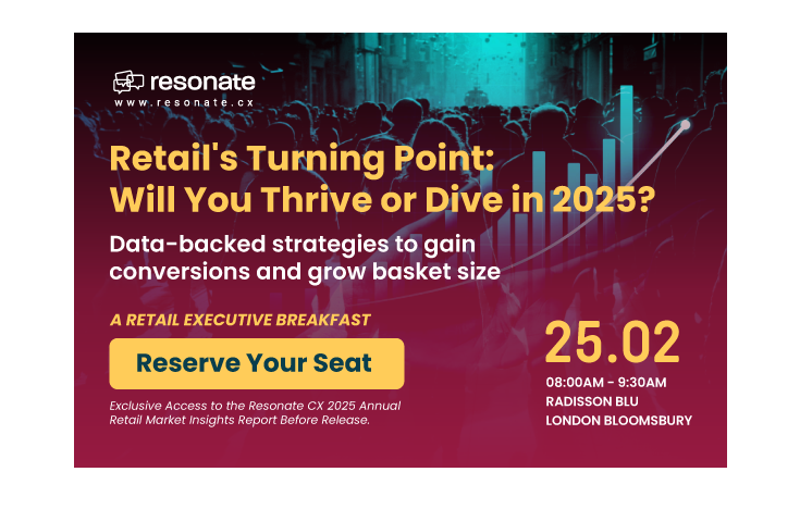 Resonate CX unveils exclusive 2025 Current State of Brick-and-Mortar Retail Customers: UK Market Research Report 