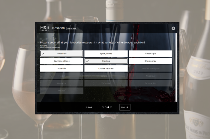 M&S Launches AI wine finder to help customers pick the perfect bottle