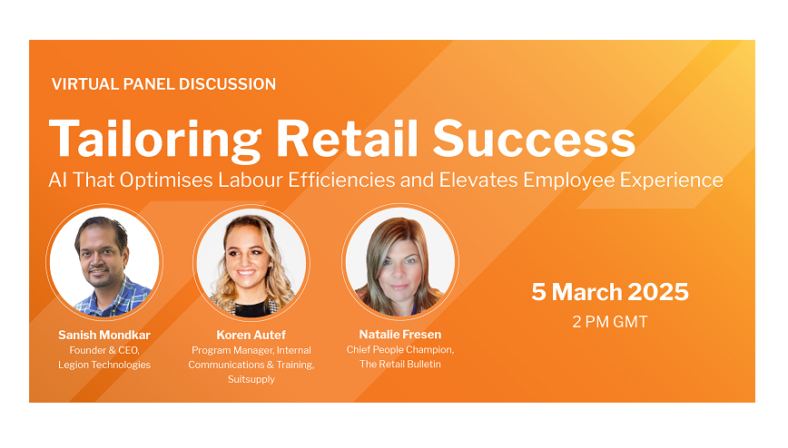 [ EVENT ] Tailoring Retail Success: AI That Optimises Labour Efficiencies and Elevates Employee Experience