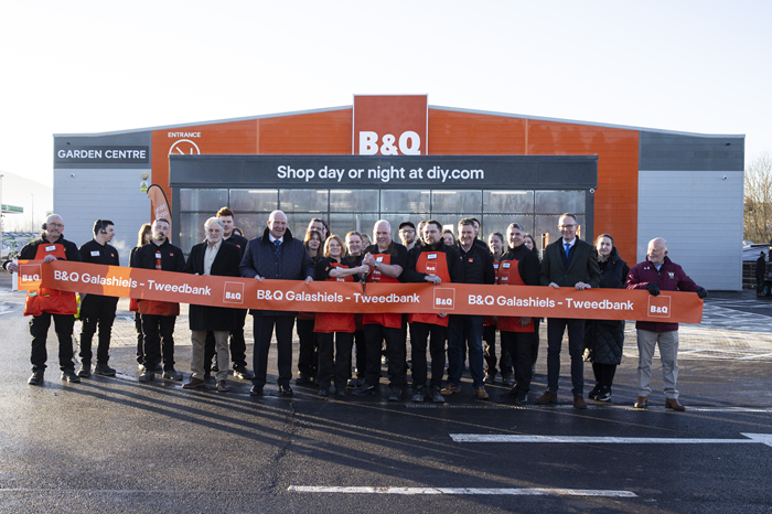 B&Q opens new Galashiels, Tweedbank store