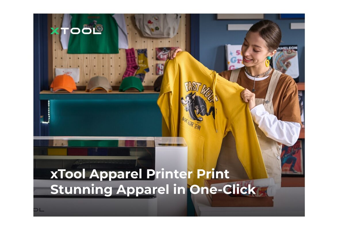 xTool launches apparel printer and presents its instore personalized solutions at London’s Retail Technology Show